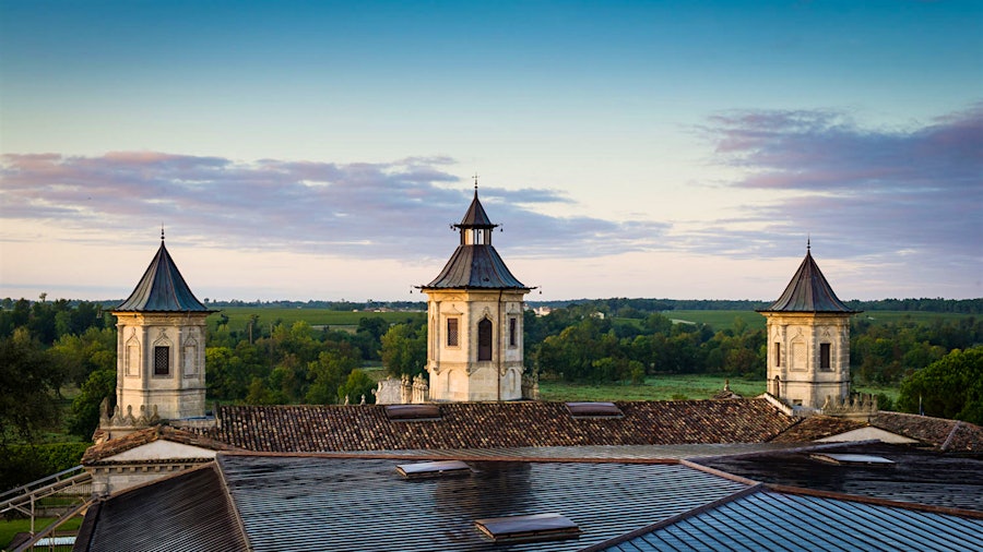 Château Cos d'Estournel is recognized for its distinctive pagodas and its high quality wines.