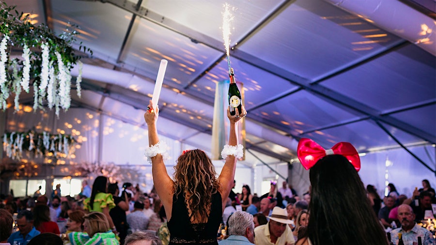 This year’s Destin Charity Wine Auction lots featured big bottles, a Rolling Stones concert experience and more.